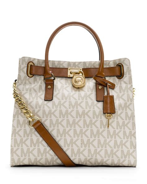 michael kors handbag hamilton large stripe north south tote|Michael Kors Hamilton bag outlet.